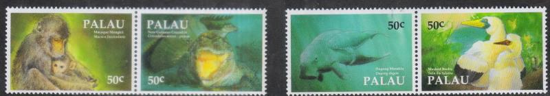 МАРКИ ФАУНА. ОБЕЗЬЯНЫ. МОРСКИЕ ОБИТАТЕЛИ.  ПАЛАУ.  MNH _2884