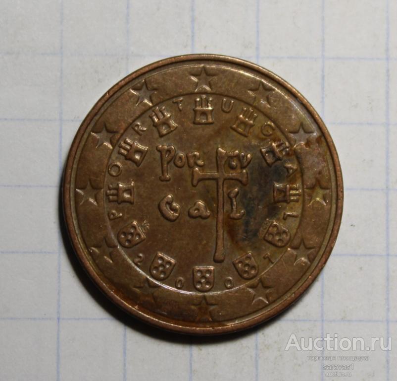 Португалия 5 евроцентов 2007 /1/ км#742.