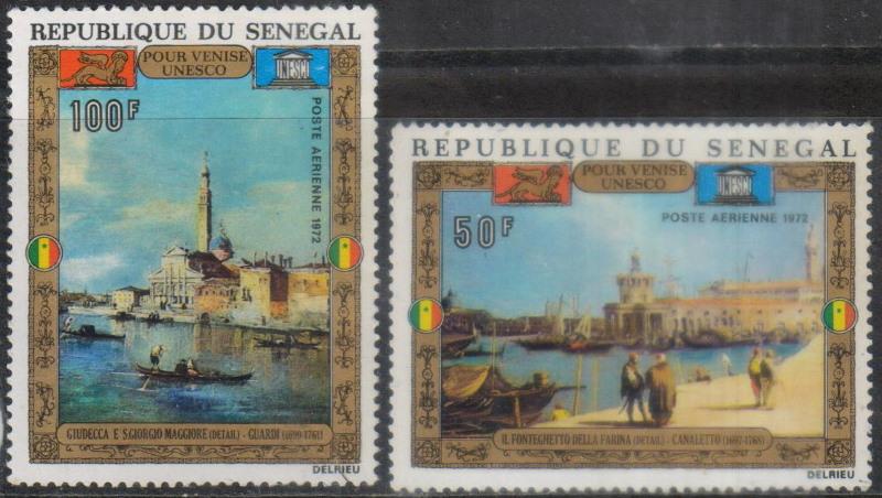 МАРКИ ЖИВОПИСЬ. ВЕНЕЦИЯ. ГАРДИ. КАНАЛЕТТО. СЕНЕГАЛ.  MNH_ 2860