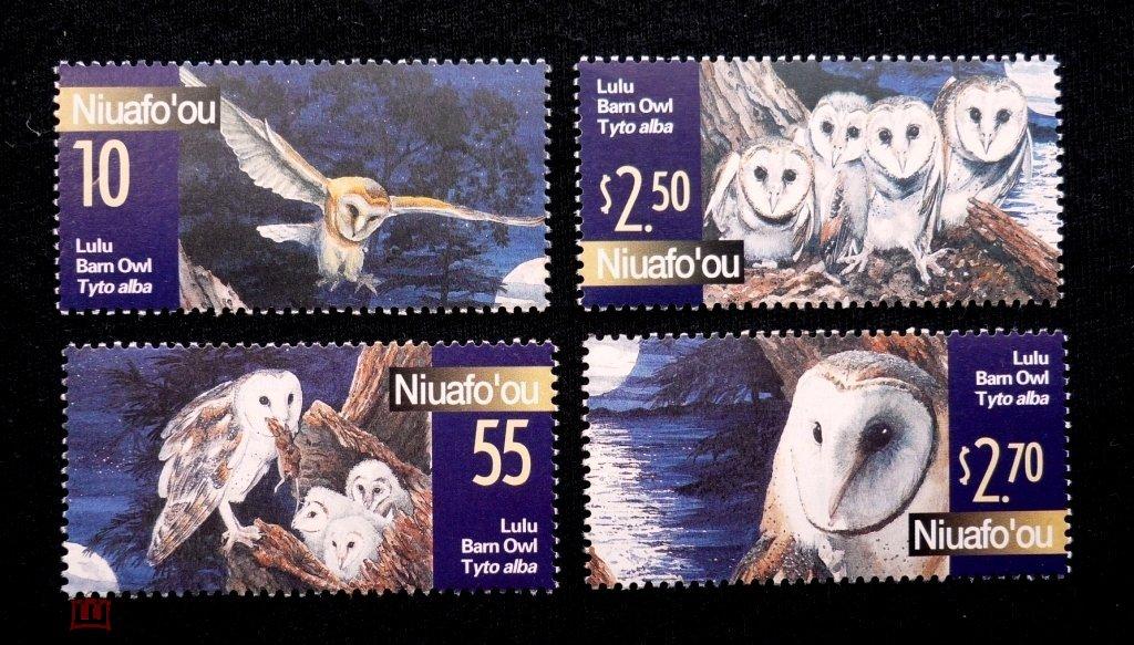 Ниуафооу, Ниуафо'оу 2001 Птицы, совы, марки