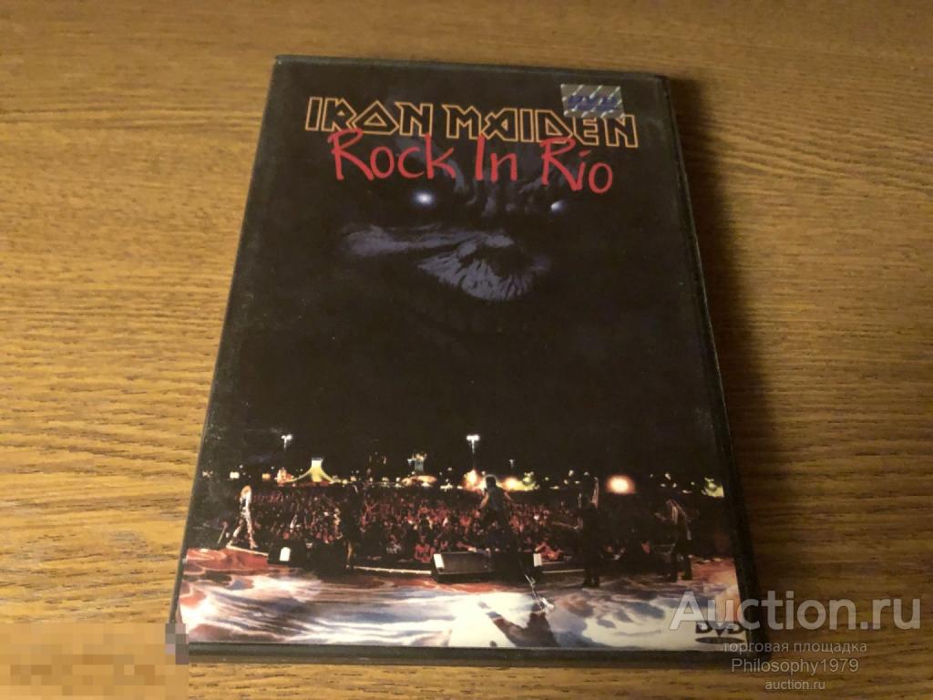 DVD Iron maiden - Rock in Rio не фирменный