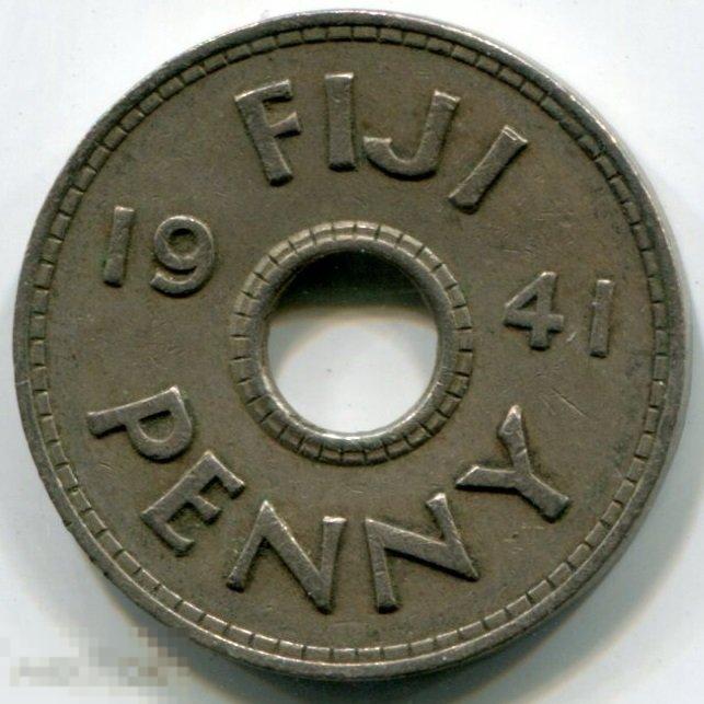 (a5111xxxx) ФИДЖИ - ПЕННИ 1941 XF / KM7