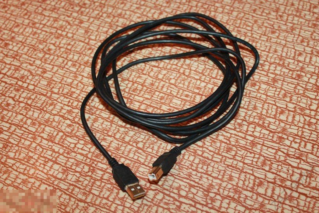 Кабель USB A - USB B  3 м.