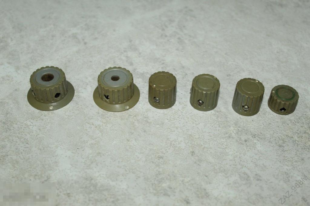 Ручки от проигрывателя/радиоаппаратуры СССР 6 шт.