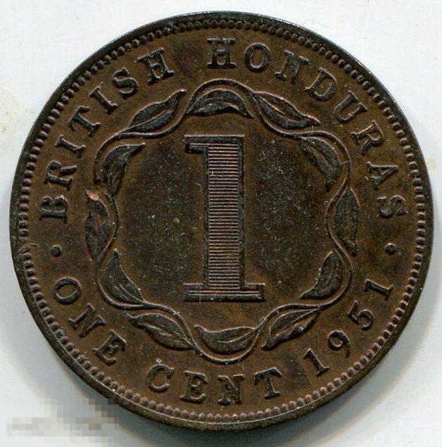 (c440188) БРИТАНСКИЙ ГОНДУРАС - ЦЕНТ 1951 / KM24