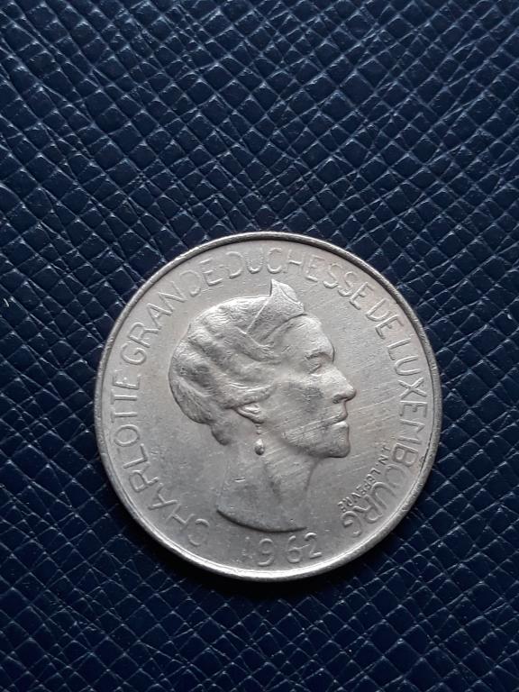 Люксембург 5 франков 1962 КМ 51