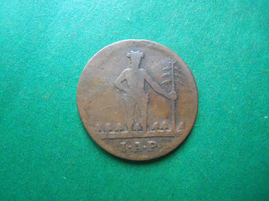 Германия, Брауншвейг-Вольфенбюттель 1 пфенниг 1763 г.