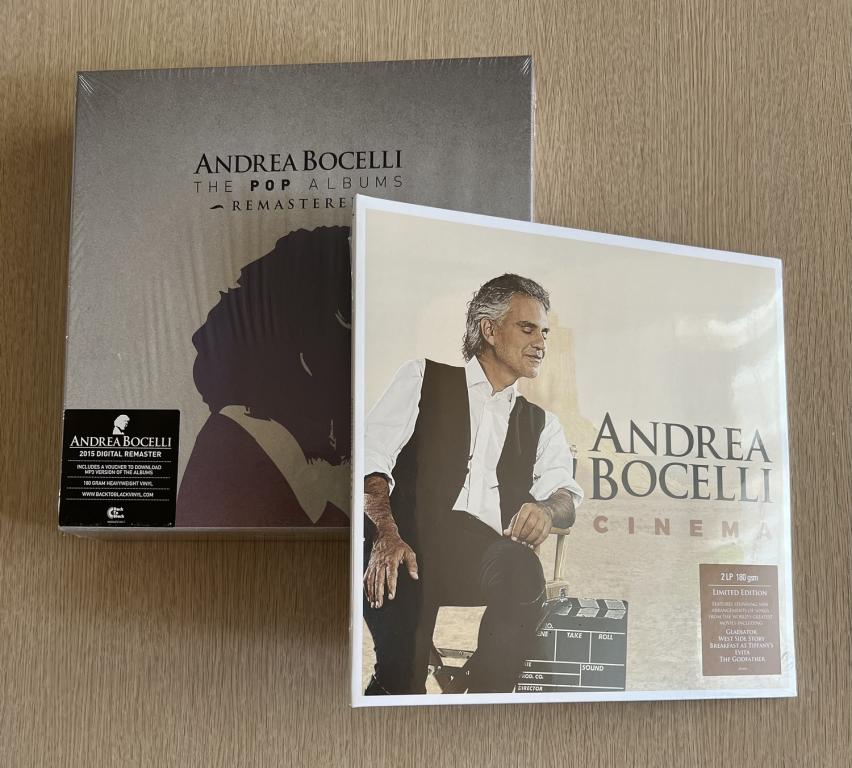 Andrea Bocelli - The Pop Albums BOX + LP