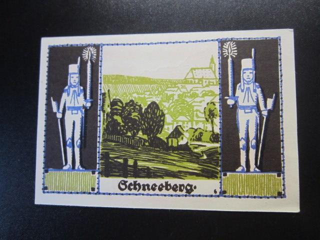 ГЕРМАНИЯ НОТГЕЛЬД    50  ПФЕННИГОВ      SCHNEEBERG