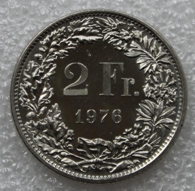 Швейцария 1978 2 франка