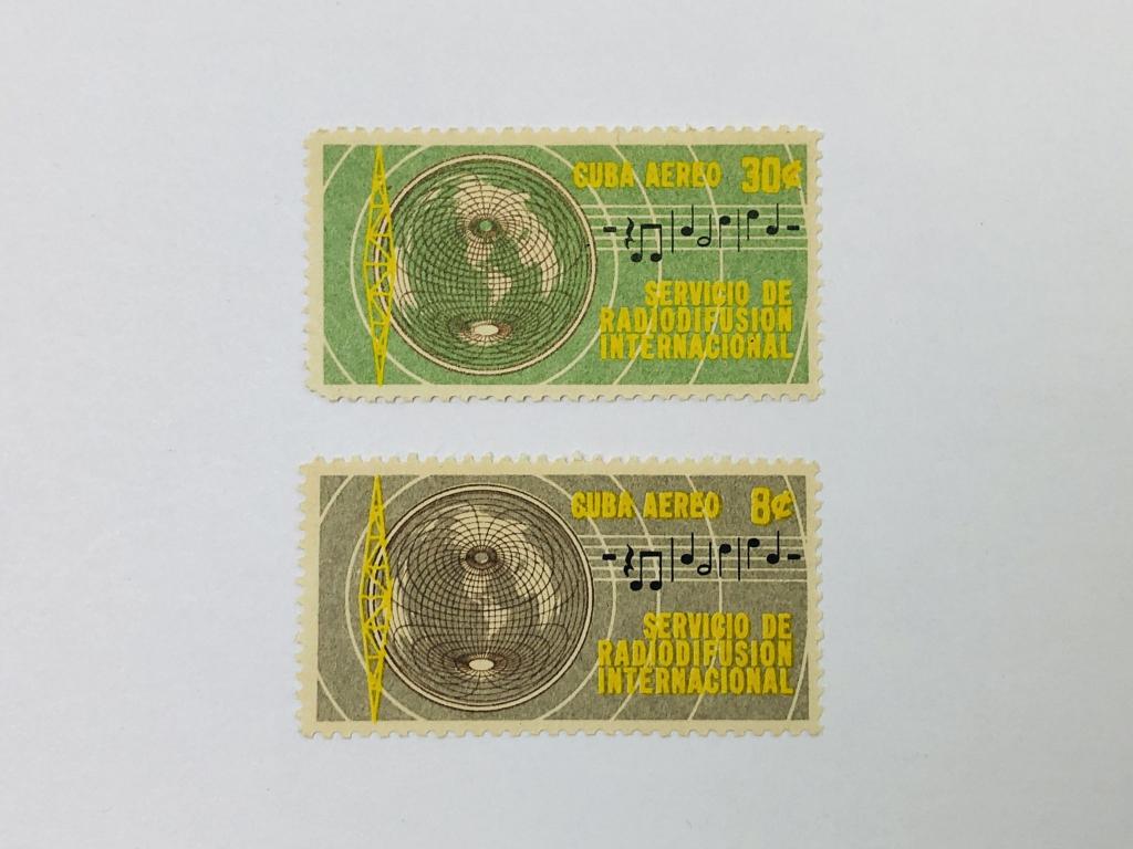 Международное радиовещание. Радиослужба. Неполная серия. Куба. 1962. Mi: CU 756, 758. Чист **. MNH 