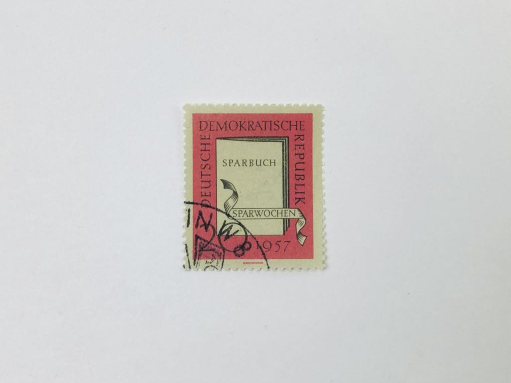 Неделя экономии. Сберегательная книжка. Германия (ГДР). 1957. Михель: DD 599. Гашен