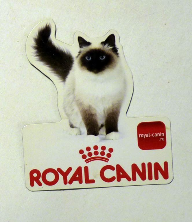 Магнит на холодильник Кошка кот Royal Canin