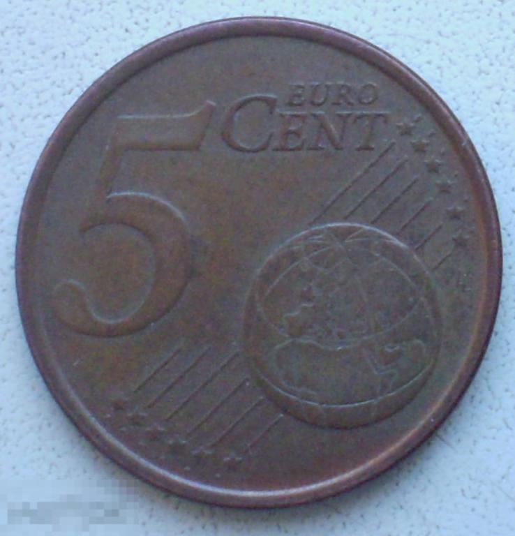 Финляндия. 5 евроцентов. 2001 г.