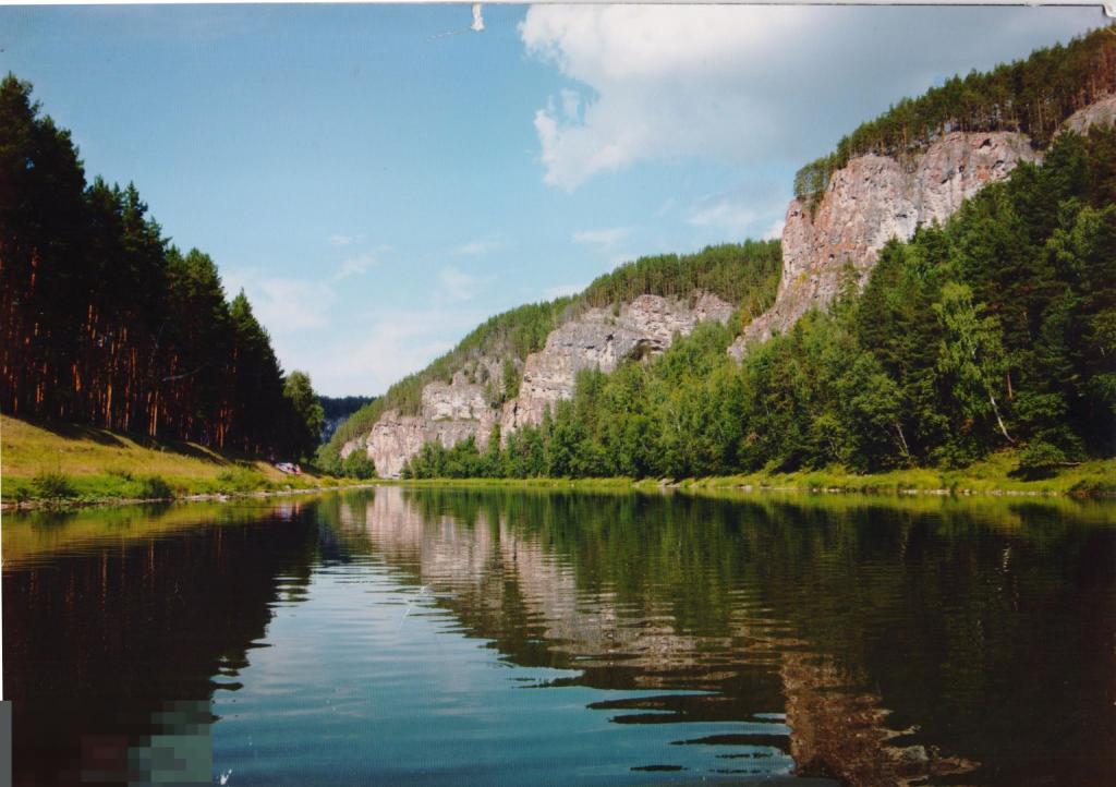 Пейзаж реки Ай. 1990-2000-е гг.