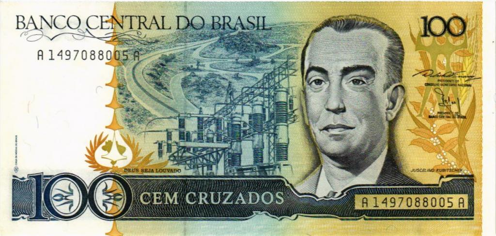 100 крузадо 1986 Бразилия  1497088005