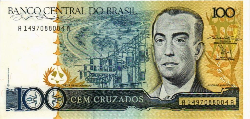 100 крузадо 1986 Бразилия  1497088004