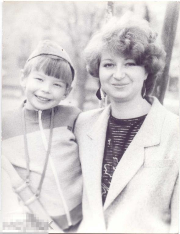Мама с маленьким сыном. 1970-80-е гг.