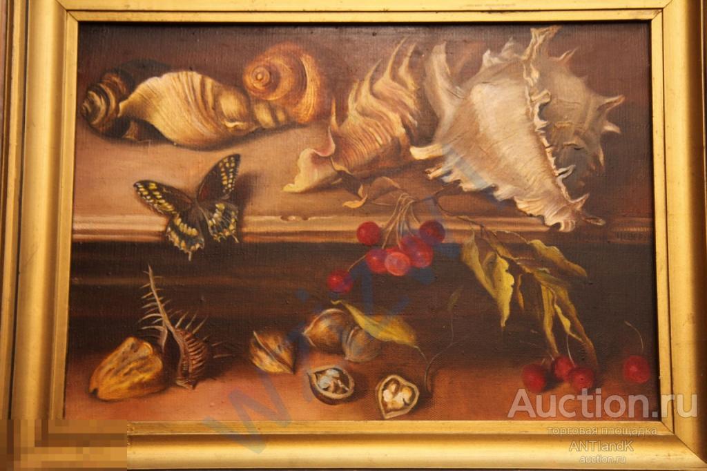 Натюрморт с вишнями СССР Чеверева И.М. 1984 г