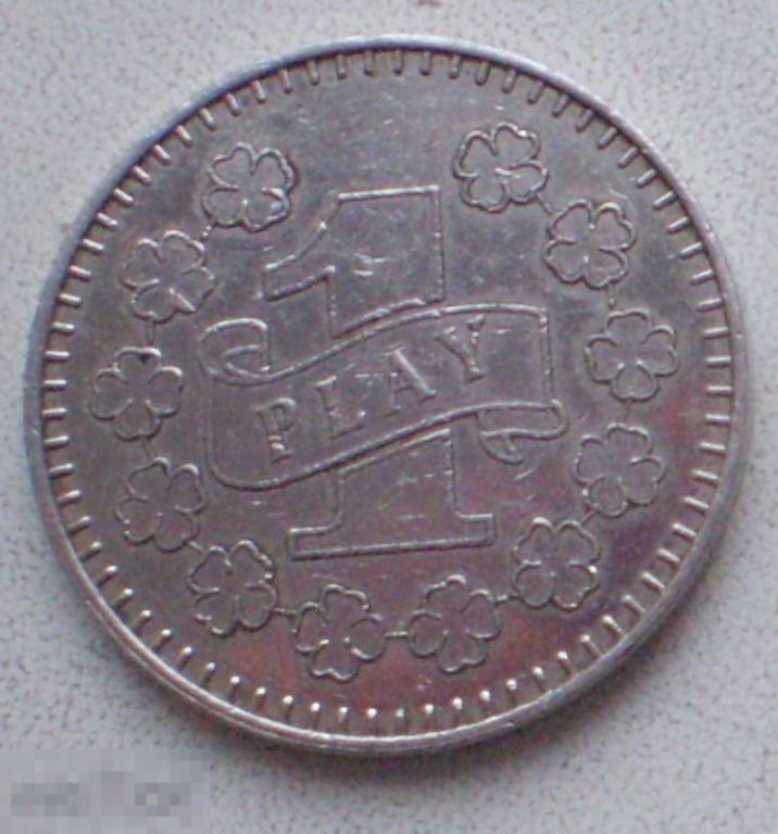 Игровой монетовидный жетон 1 play. Клоун