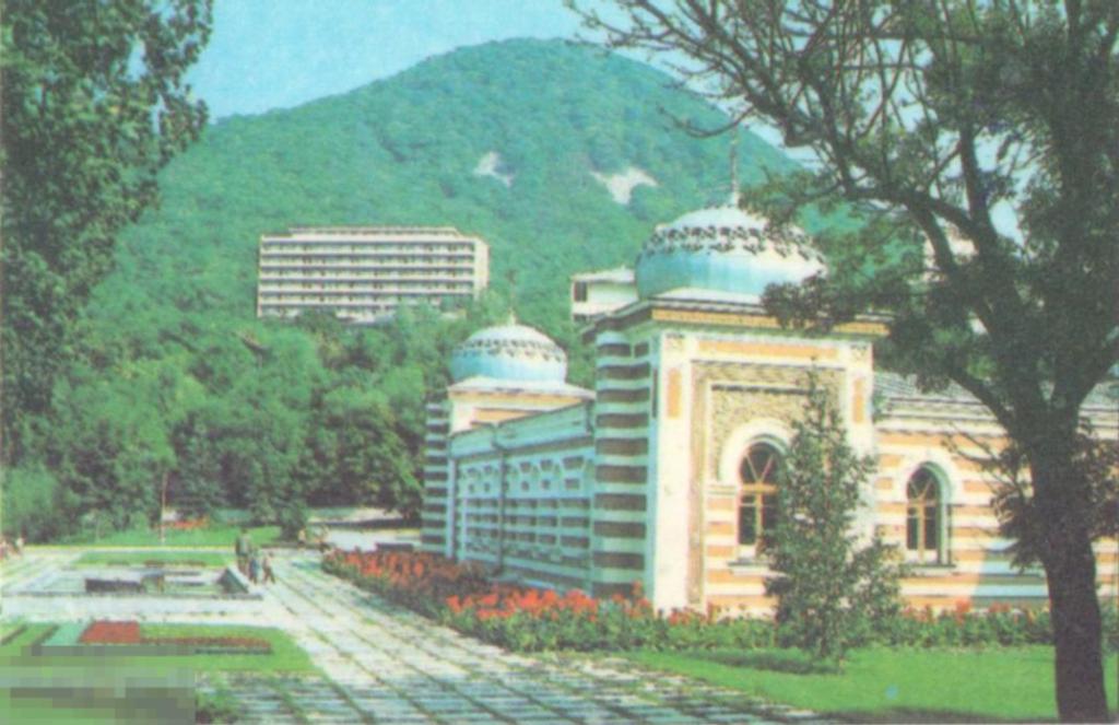 Календарик на 1988 г. Г. Костенко. Железноводск. Островские ванны