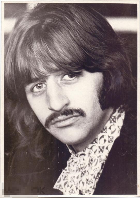 "Битлз". Ринго Старр. Ringo Starr. Фото с оригинала 1968 г.