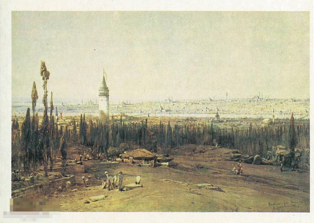 Э. Хильдебрандт. Вид Константинополя (1852). 1984 г.