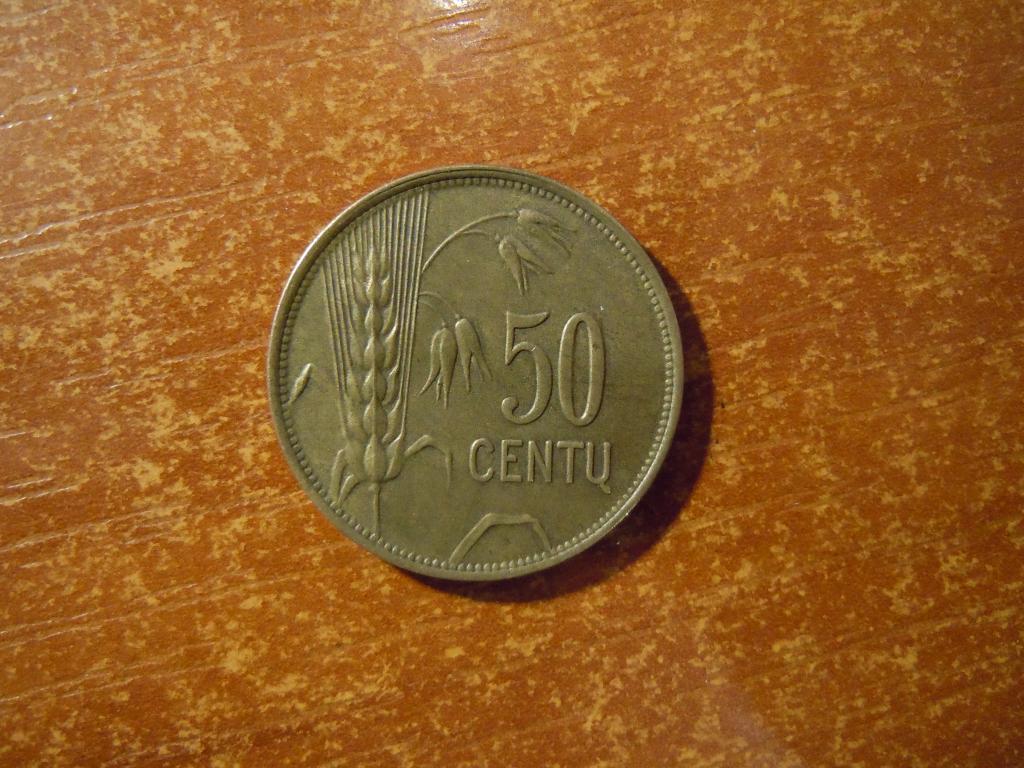 50 центов 1925г Литва