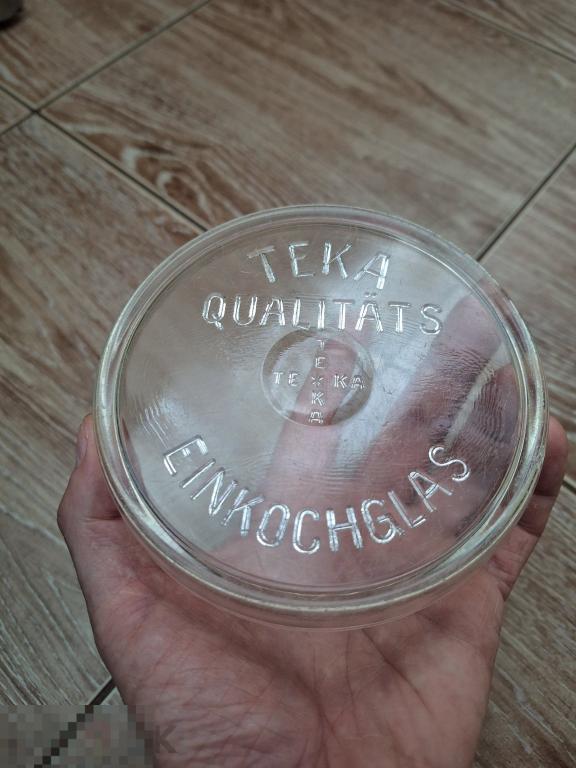 Немецкая Пепельница Стеклянная Крышка Клеймо ТЕКА Германия Вермахт 3 Рейх времен ВОВ коп