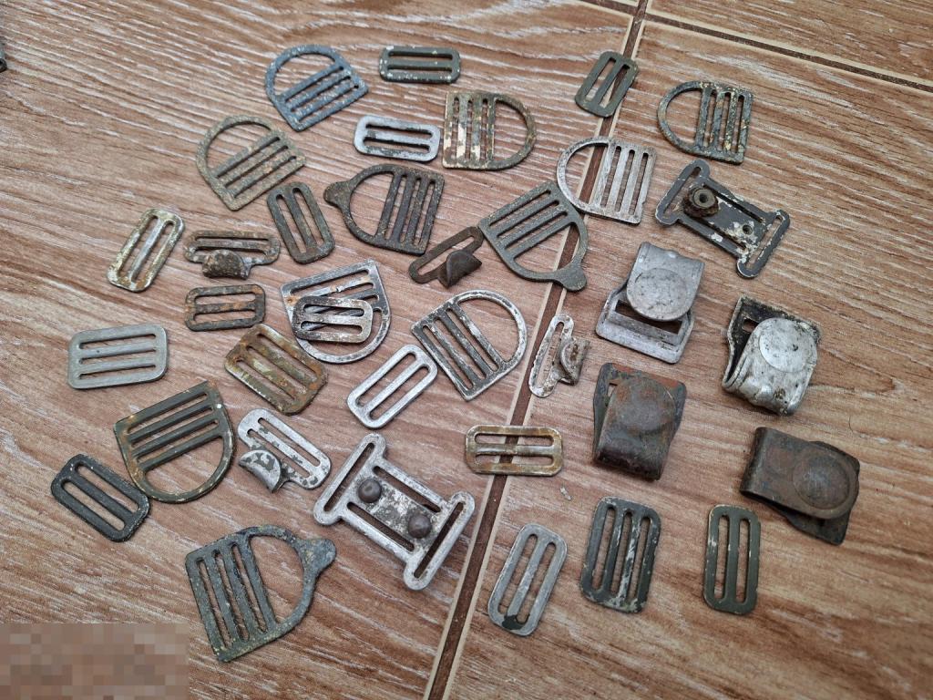 Немецкая Алюминиевая Фурнитура Противогазной Сумки Крюк Зацеп Пряжка Ремня Снаряжения Вермахт 3 Рейх