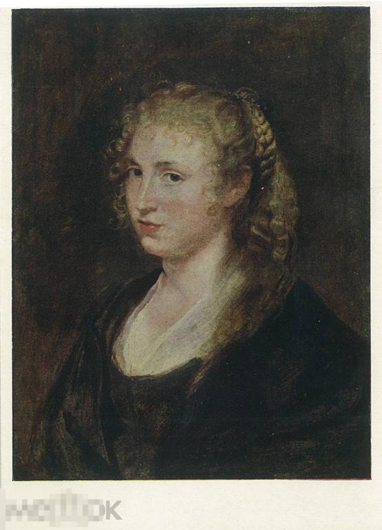 П.П. Рубенс. Портрет женщины с белокурыми волосами. 1955 г.