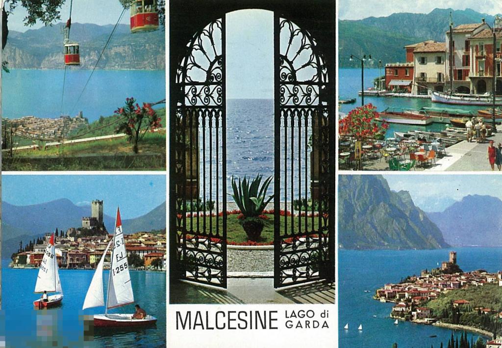 Италия. Озеро Гарда. Курорт Мальчезине Malcesine 1967 г.