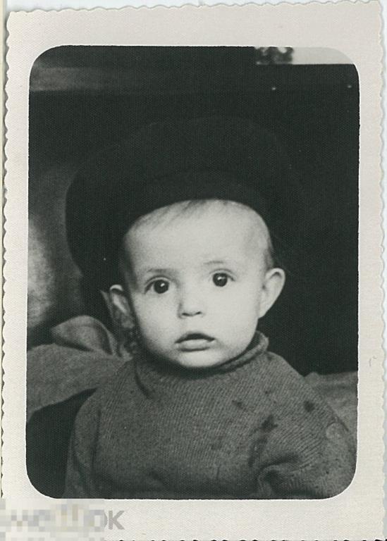 Маленький мальчик в берете. 1950-е гг.