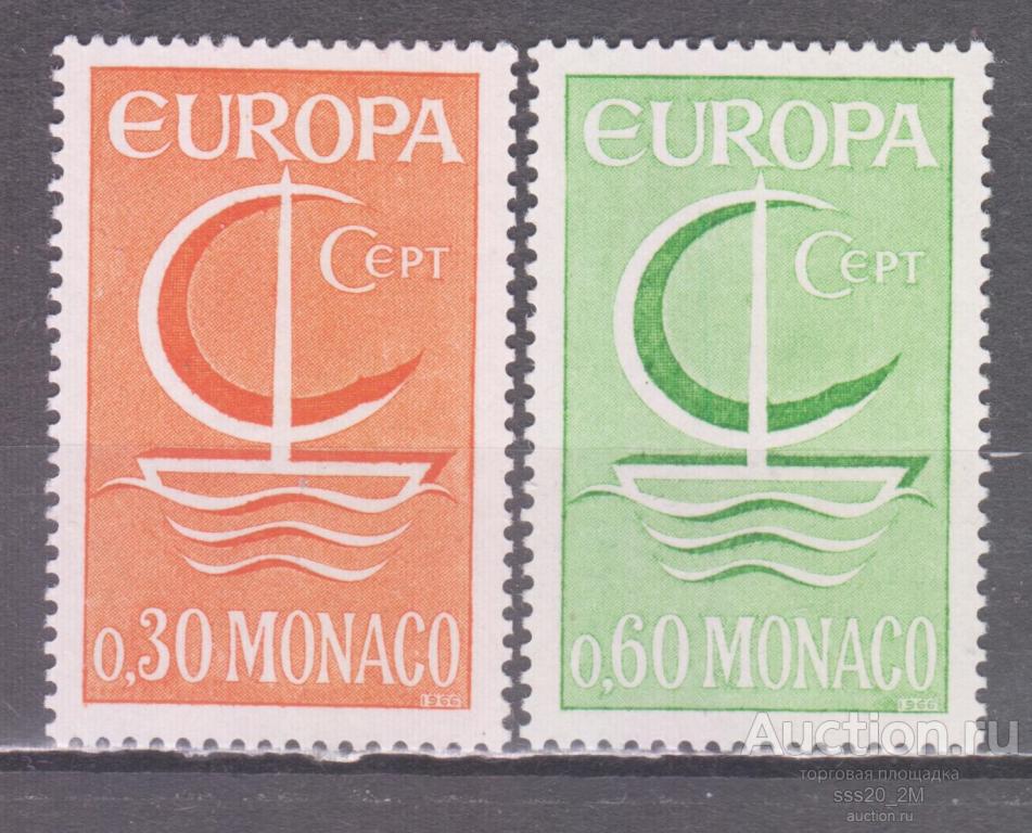 Монако 1966 Европа-СЕПТ Mi835,836 MNH