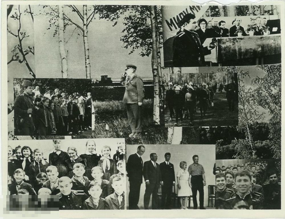 Казанское высшее командно-инженерное училище. Курсантский альбом. Курсанты, дети, берёзы. 1960-е гг.