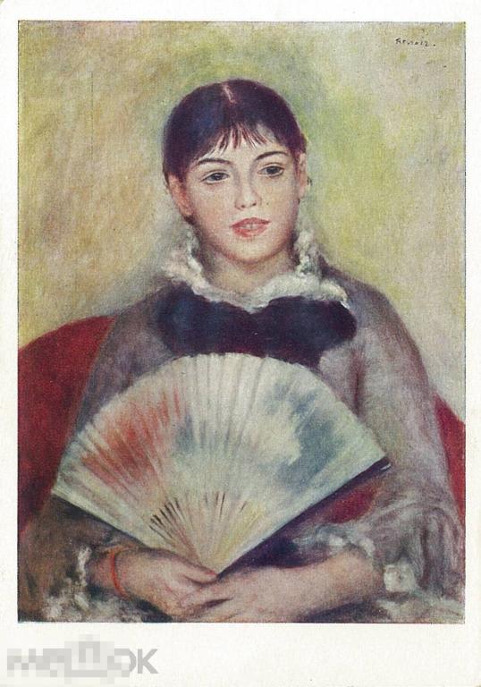 П.О. Ренуар. Девушка с веером. 1959 г.