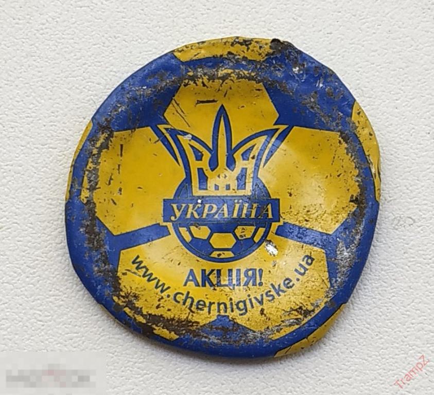 Пивная кронен крышка пробка пиво Черниговское футбол Украина