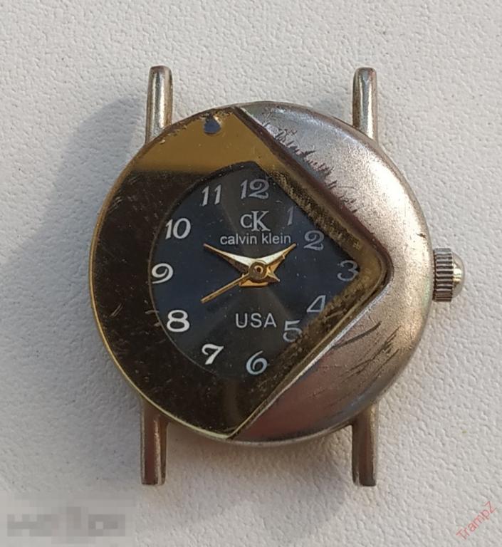 Часы наручные кварц Кельвин Кляйн Calvin Klein USA, Swiss, China. (не идут) #К2*