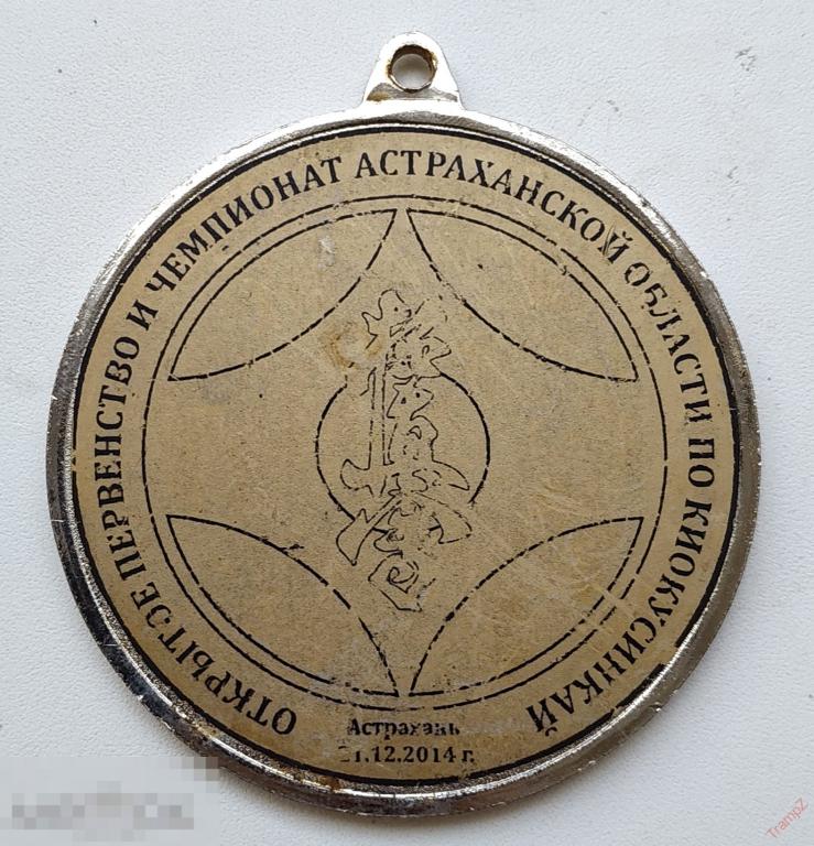 Медаль спортивная открытое первенство и чемпионат Астраханской. единоборства каратэ киокусинкай #К7*