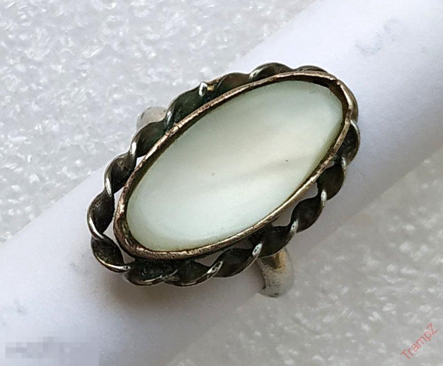 Кольцо бижутерия мельхиор #25*