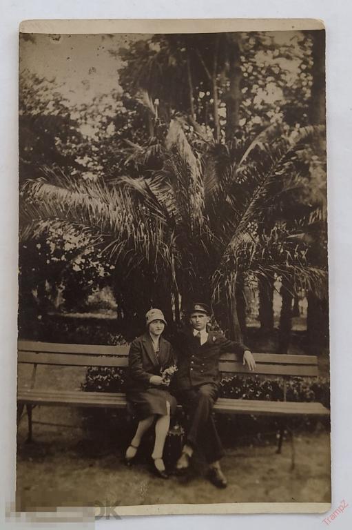 Фотография пара мужчина девушка, моряк, Батуми Грузия 1930г #117