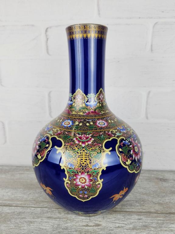 Ваза РАС-041. Фарфор. Китай. Паспорт. Подарочная коробка.