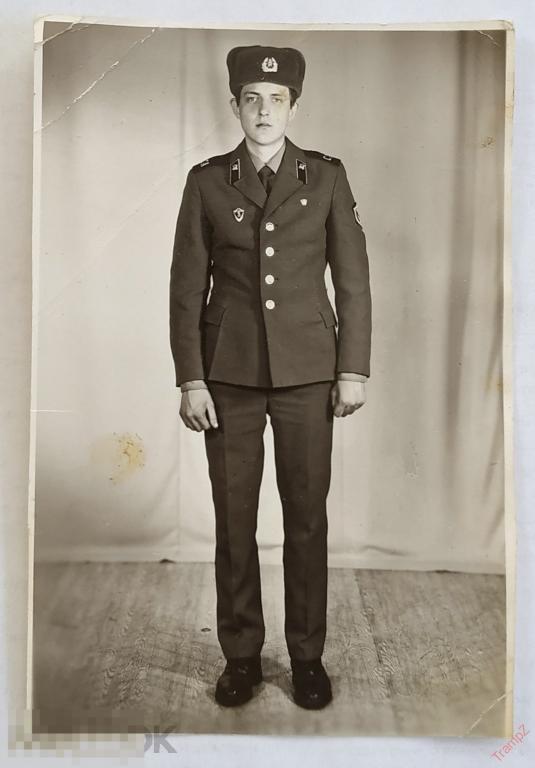 Фотография военнослужащий солдат форма эмблемы автомобильные войска #120*