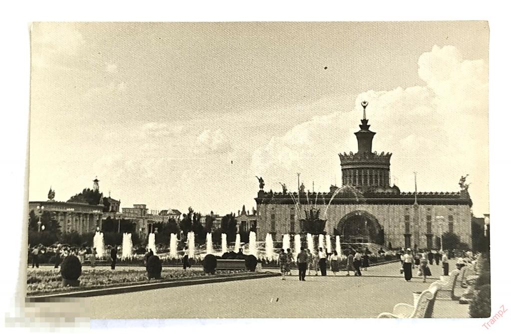 Фотография ВДНХ павильон земледелие, Украинская ССР фонтан #120