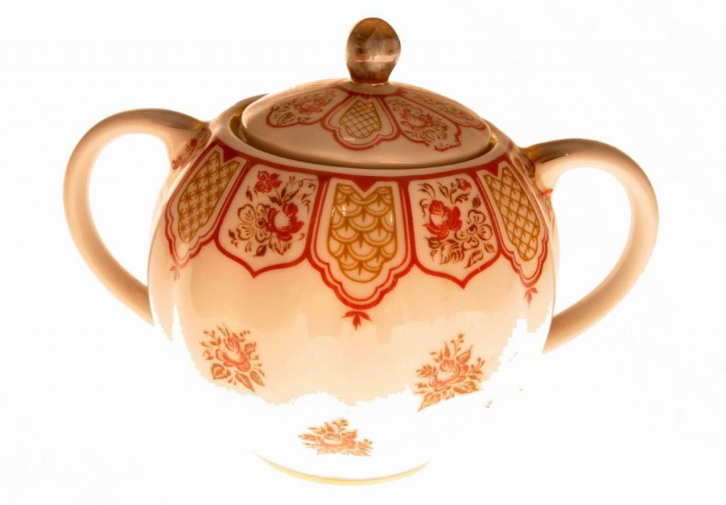 Фарфоровая сахарница. ЛФЗ
