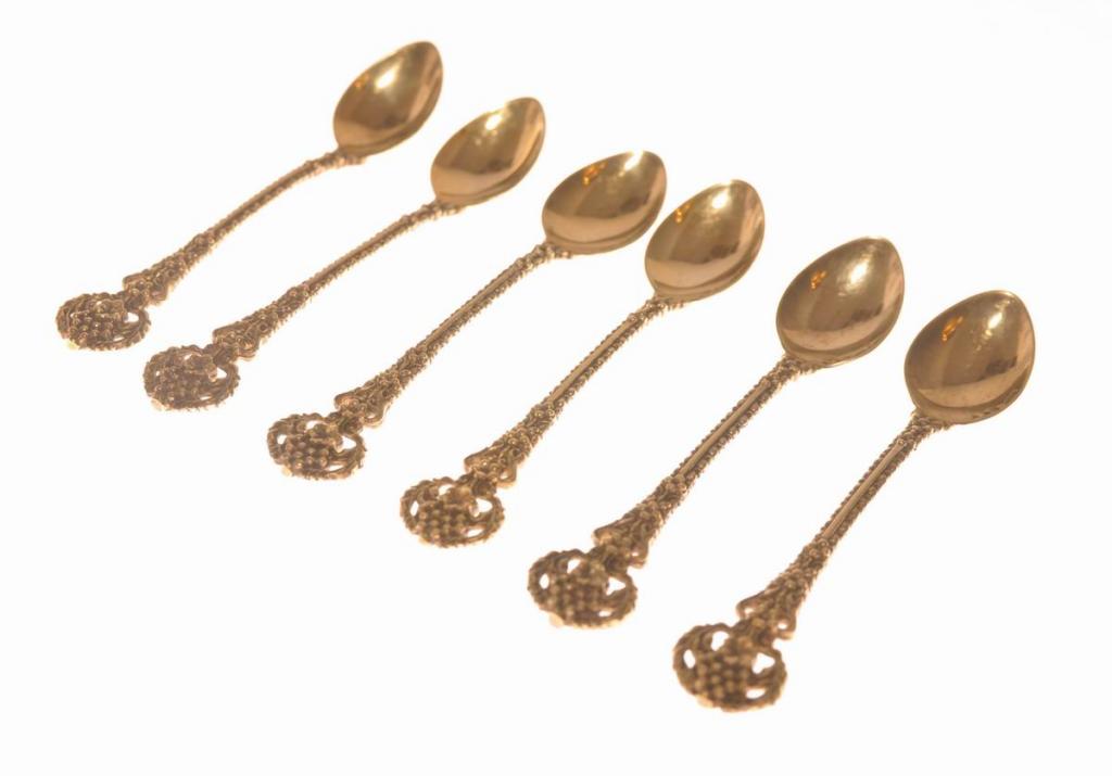 Советское серебро. Чайные ложки