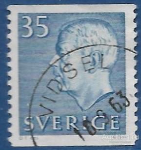 Швеция. 1962. Король Густав VI Адольф (надпись белая). U.