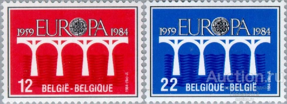 Бельгия 1984 пс Европа MNH