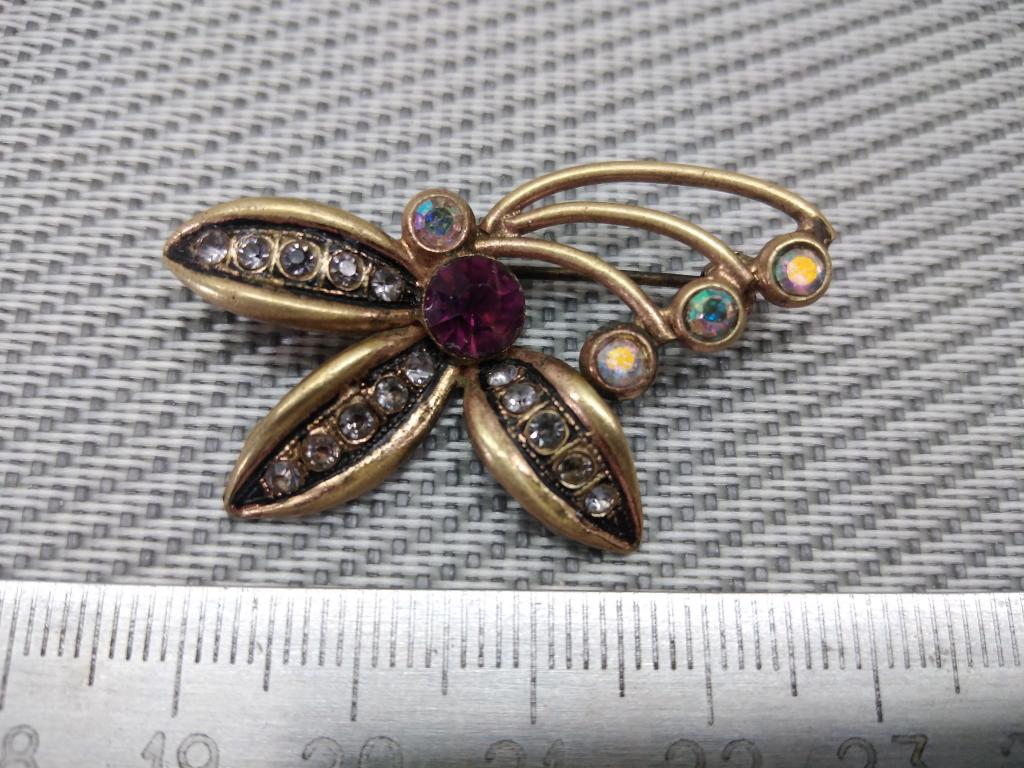 Брошь времён СССР. ЧССР. Винтаж.