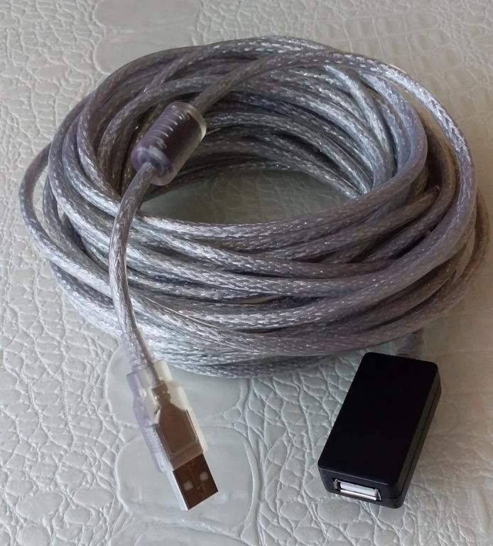 Кабель USB 2.0 (удлинитель USB). 10 метров. Новый!  С 1 рубля!